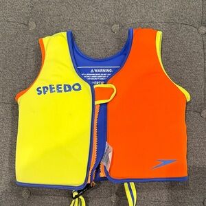 Speedo Royal Blue Orange and Yellow Safety/ Life Vest